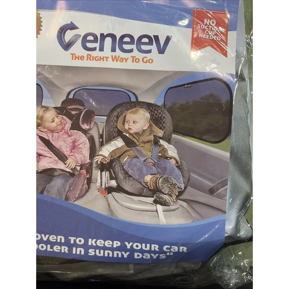 New Veneev Car Shade Side Back Window Sunshade Protector Kids Pets Backseat